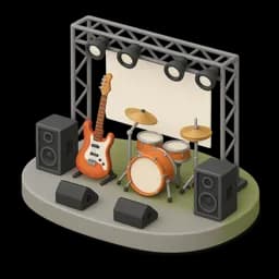 Ícone de concerto musical